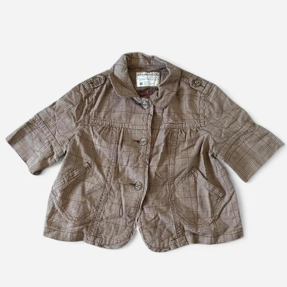 Y2K Vintage Brown Cropped Jacket